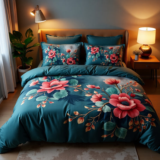 Dark Nature Bed Sheet Set